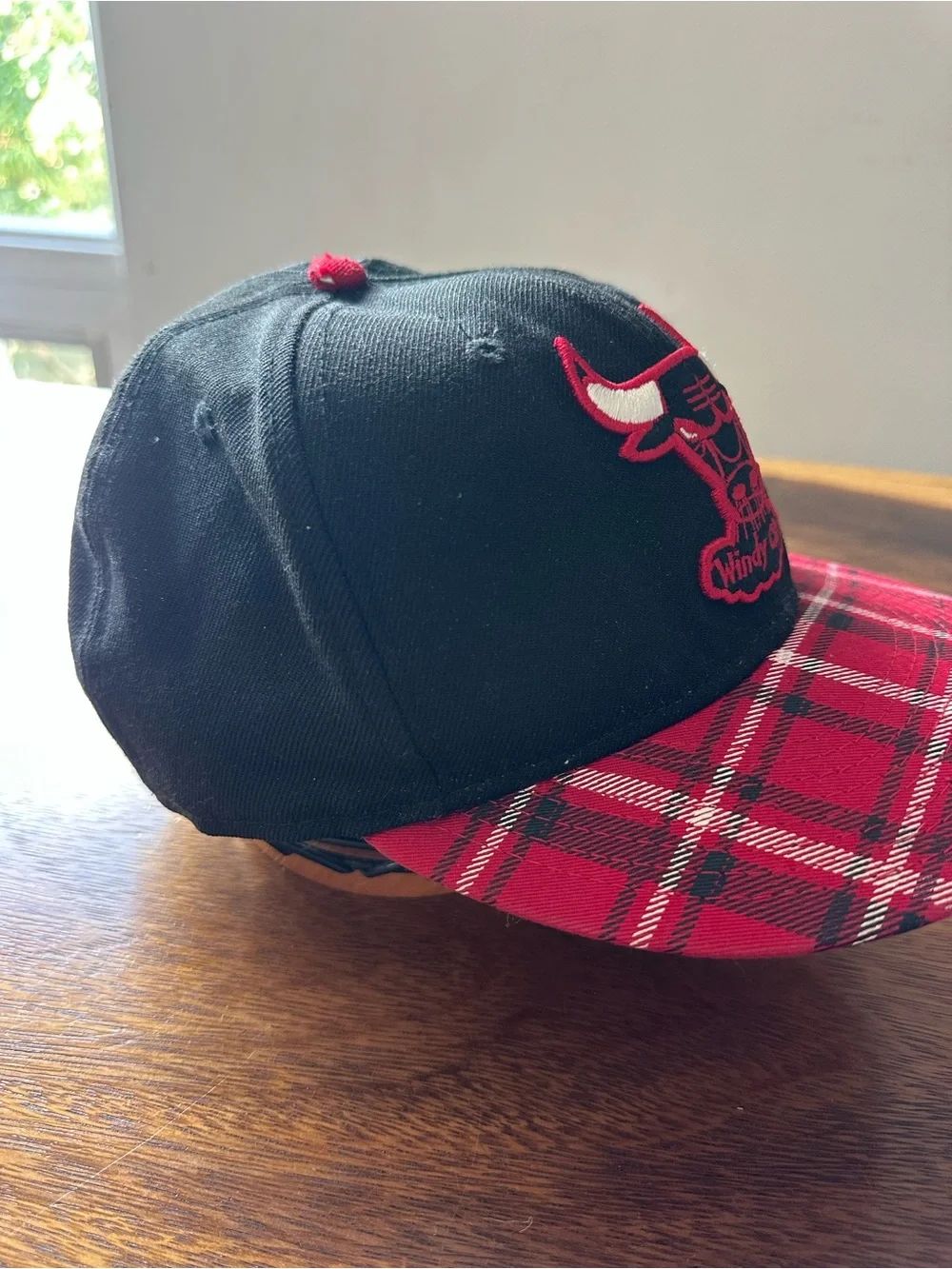 Chicago Bulls Windy City Plaid Cap 9Fifty New Era Snapback Hat Hardwood Classics